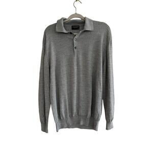 Gionfriddo Made in Italy Merino Wool Blend Collared Sweater Size XL